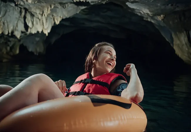 Cave tubing